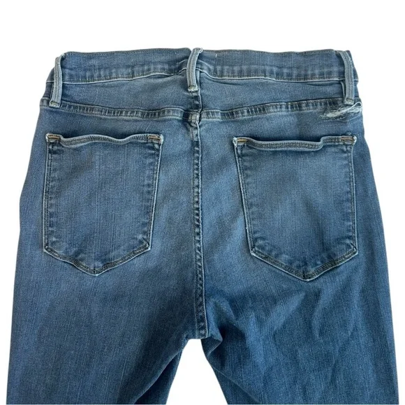 Frame Le High Rise Skinny Jeans Size 29 Medium Wash - Picture 10 of 13